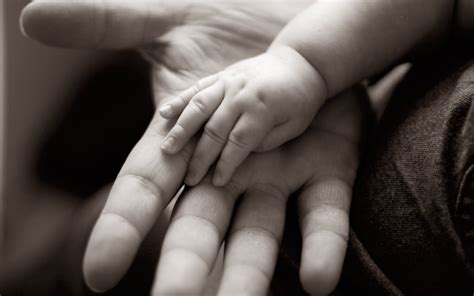 Human Palm And Baby Hand Hd Wallpaper Wallpaper Flare