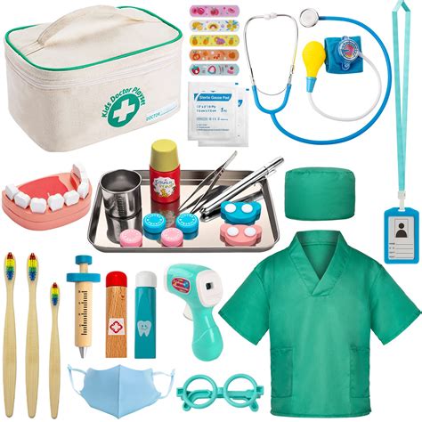 Buy Juboury Doctor Kit For Kids 34pcs Toy Medical Kit With Stain Steel