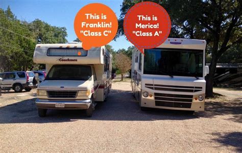 The Difference Between Class A And Class C Motorhomes Heath And Alyssa