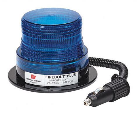 Federal Signal Beacon Light Blue Flashing 401m99220208 03 Grainger