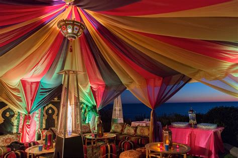 Moroccanarabian Nights Theme Birthday Party Tent With Draping And