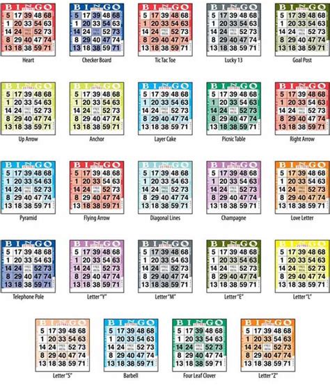 Printable Bingo Patterns That Are Handy Wade Website