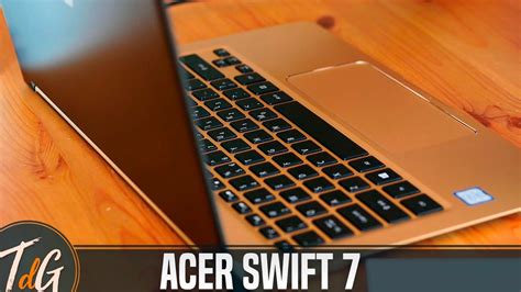 Acer swift 7 adalah ultrabook dengan berat 1.13kg yang mengusung layar 13.3 dan resolusi 1920 x 1080pixels. Acer Swift 7, review en español - YouTube