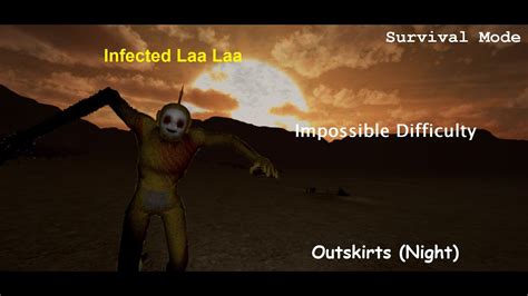 Slendytubbies 3 Survival Mode Outskirts Night Impossible