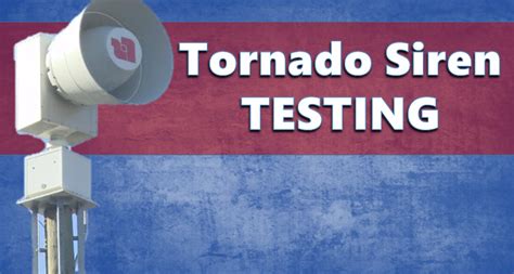 Tornado Sirens To Be Tested Wednesday Across Dubois County