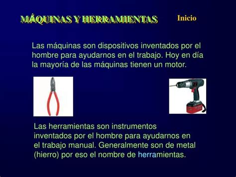 Ppt M Á Quinas Y Herramientas Powerpoint Presentation Free Download