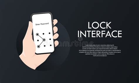 Phone Lock Screen Hand Holding Smartphone Screen Lock Passcode