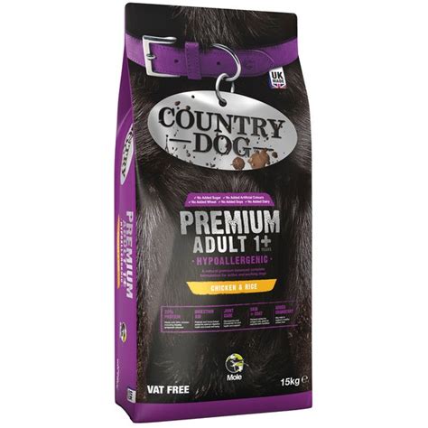 Country Dog Premium Hypoallergenic Adult 1 Chicken And Rice 15kg