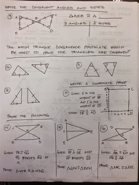 Found worksheet you are looking for? Honors Geometry - Vintage High School: Chapter 4 Test ...