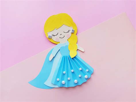 Elsa Paper Doll Three 10 1 Busy Mommy Media