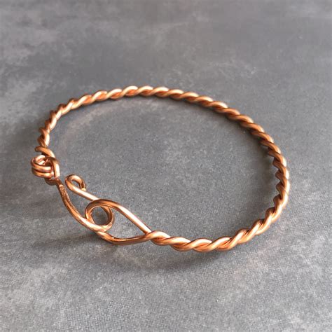 Pure Copper Bracelet Arthritis Bracelet 100 Copper Cuff Etsy