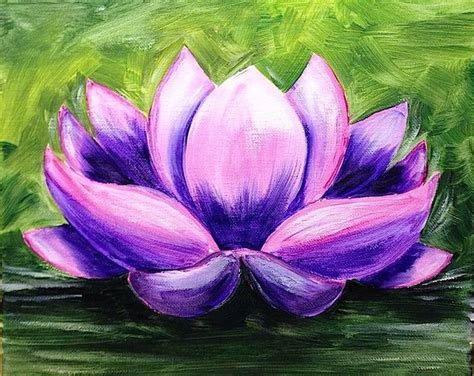 Flower Art Painting Lotus Flower Art Lotus Flower Painting