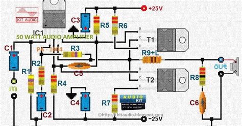 50 Watt Audio Amplifier Circuit Diagram Motosdidaces