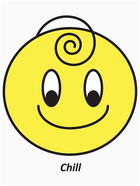 Chill Smiley Face T Shirt By Taylorize Redbubble