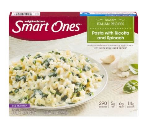 Smart Ones Pasta With Ricotta And Spinach 9 Oz Foods Co