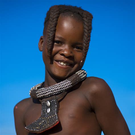 Young Himba Girl With Ethnic Hairstyle Epupa Namibia License Download Or Print For £7155