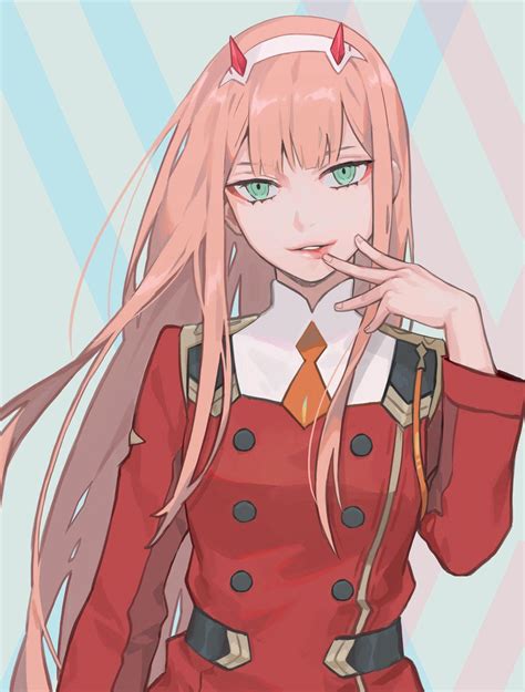 1080x1080 Zero Two Pfp Darling In The Franxx Hd Wallpaper