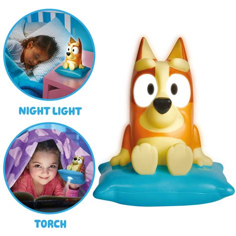 Bluey Bingo Goglow Buddy Night Light And Torch Moose Toys