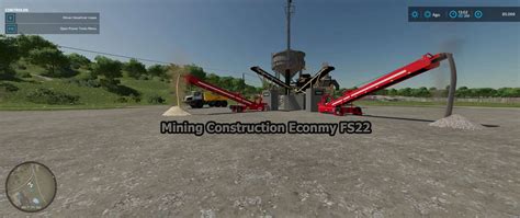 Mining Construction Economy V Fs Farming Simulator Mod Fs Mod