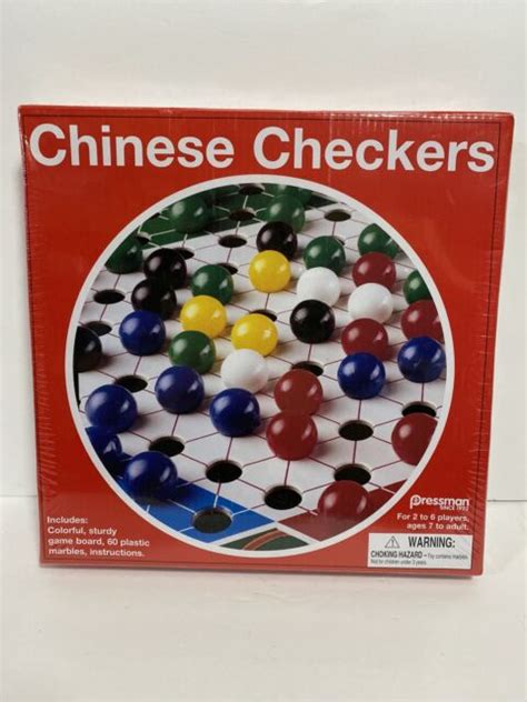 Pressman Chinese Checkers Board Game Set Of 60 Marble For Sale Online