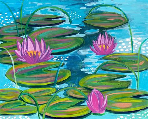 Lily Pad Original Artwork 16x20 Unframed Etsy In 2021 Lily Pad