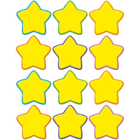 Yellow Stars Mini Accents Tcr5130 Teacher Created Resources