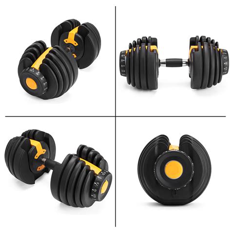 48kg Weight Adjustable Dumbbell Set Home GYM Exercise Workout Weight 