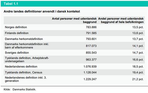 Mere End Hver Femte Har Udenlandsk Baggrund I Danmark Ditoverblikdk