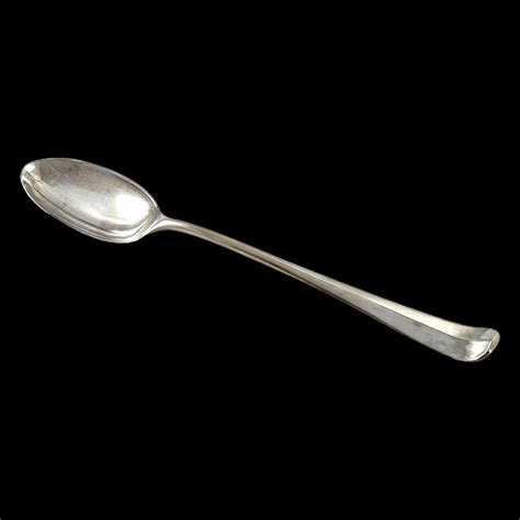 Leonard Silver Plated Serving Spoon Italy Vintage Large Silverplate