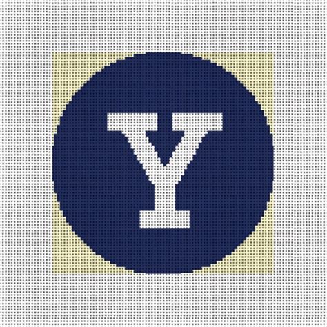 Yale Blue Needlepoint Ornament Kit Needlepaint