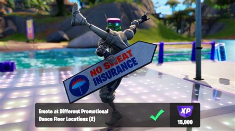 Emote At Different Promotional Dance Floor Locations Fortnite No