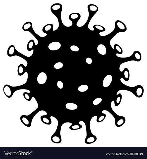 Hand Drawn Coronavirus 2019 Ncov Coronavirus Vector Image