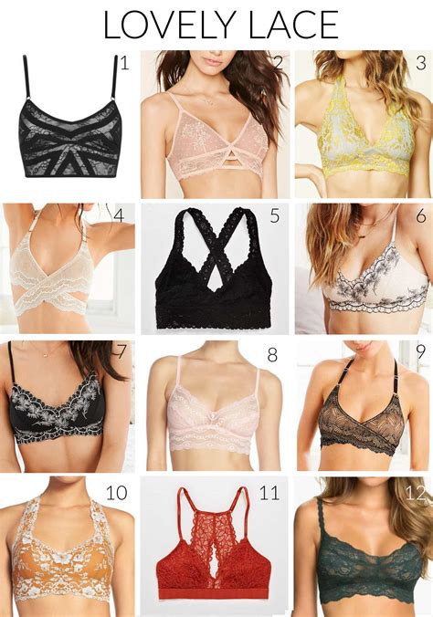 Bralettes 30 Lacy Basic And Strappy Styles To Try Out Jessoshii