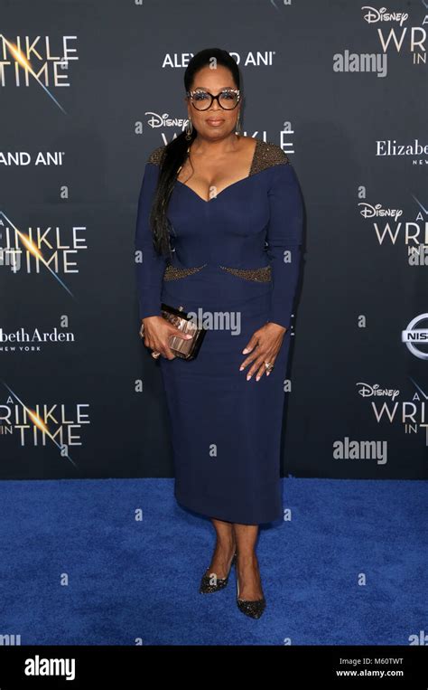 Los Angeles Ca February 26 Oprah Winfrey At A Wrinkle In Time