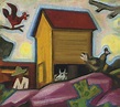 Sergei Sudeikin (1882-1946) , The farm | Christie's