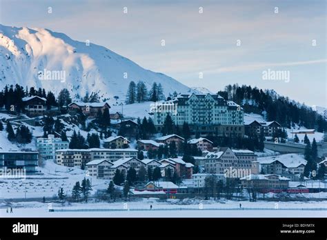 St Moritz Upper Engadine Oberengadin Graubunden Region Swiss Alps