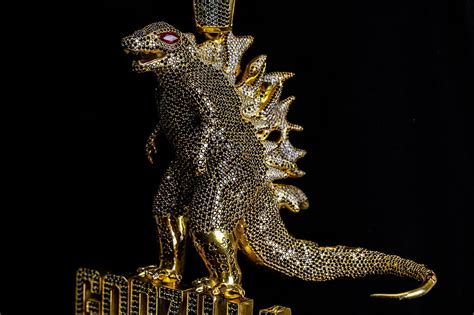 Johnny Dang Godzilla Diamond Chain And Pendant Hypebeast