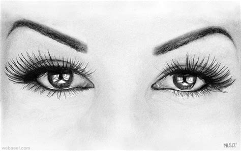 Female Eyes Drawing