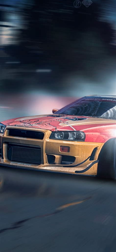 1125x2436 Nissan Skyline Gt R Need For Speed X Street Racing Syndicate