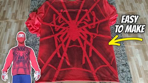 The Human Spider Shirt Diy Spider Man Homemade Costume Tobey Maguire