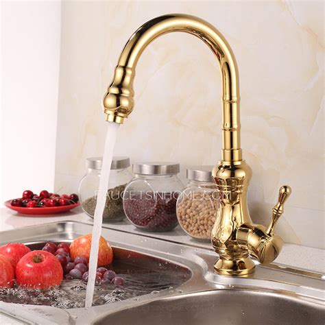 Top 9 best delta kitchen faucets to buy in 2021 reviews. Best Designed Golden Brass Kitchen Faucets Single Handle