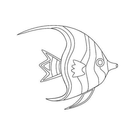 Free Beautiful Moon Fish Sea Animals Coloring Page Download And Print