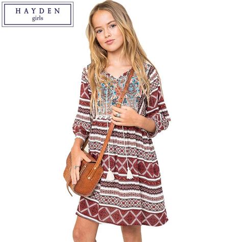 Buy Hayden Girls Boho Dress Kids Vintage Dresses Size