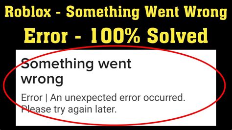 How To Fix Roblox Login Error Something Went Wrong Please Try Again