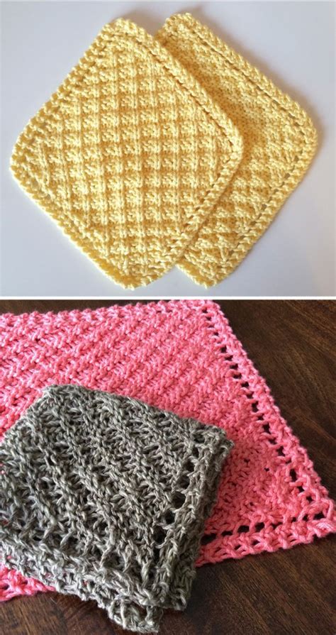 Maybe you'd even feel a little naughty, like using antique china for a soup and salad. Grandmother's Waffle Washcloth/Blanket - Free Pattern in ...
