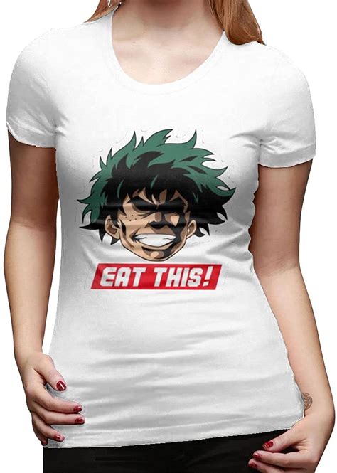 My Hero Academia Midoriya Eat This 3d Printing Womens Girls T Shirts