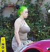 Billie Eilish, 18, wears $55 Yeezy sandals and a nude tank top in rare ...
