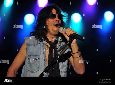 Lead Singer Kelly Hansen Of The Rock Band Foreigner During A Live