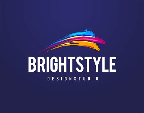 Bright Style Logo 648555 Vector Art At Vecteezy