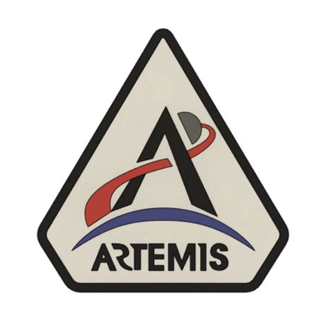 3d Printable Artemis Mission Patch By Zack Clarke